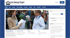 Desktop Screenshot of fairhousingnc.org